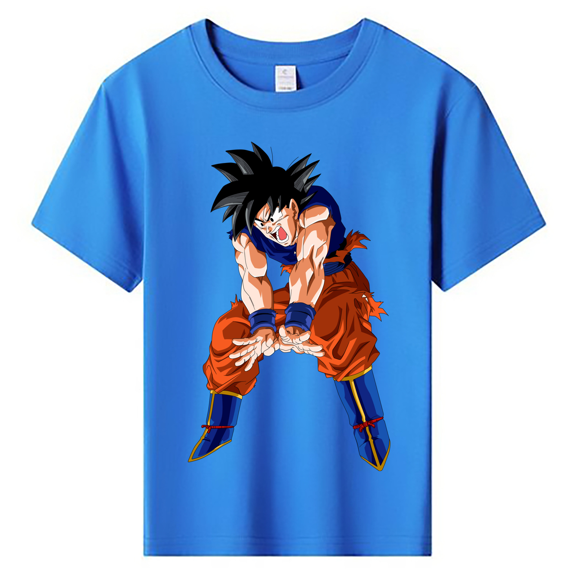 （画像用） ドラゴンボール 孫悟空（そん ごくう）Son Goku カカロット DRAGON BALL Kakarotto 綿100％キッズTシャツ（フロントプリント）